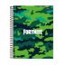 Caderno Espiral Universitário (Grande) 10 Matérias 200 Folhas Capa Dura Fortnite Foroni - Envio de Capas Conforme Disponibilidade do Estoque