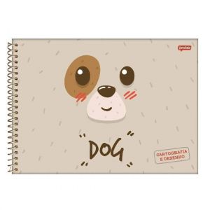 Caderno Espiral Cartografia 80 Folhas Capa Dura Cute Animals Jandaia - Envio de Capas Conforme Disponibilidade do Estoque