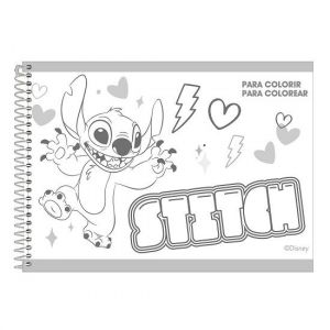 Caderno Espiral Cartografia 80 Folhas Capa Dura Stitch 3365270 Foroni