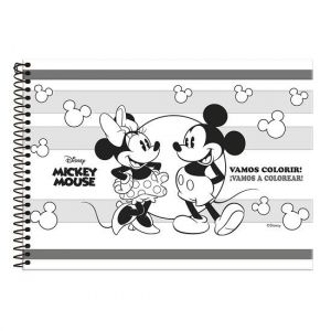 Caderno Espiral Cartografia 80 Folhas Capa Dura Mickey 3368849 Foroni