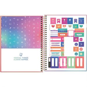 Caderno Espiral Colegial (Médio) 1 Matéria 80 Folhas Capa Dura Doodles Tilibra - Envio de Capas Conforme Disponibilidade do Estoque