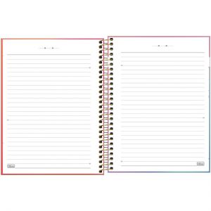 Caderno Espiral Colegial (Médio) 1 Matéria 80 Folhas Capa Dura Doodles Tilibra - Envio de Capas Conforme Disponibilidade do Estoque