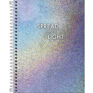 Caderno Espiral Colegial (Médio) 1 Matéria 80 Folhas Capa Dura Glow Tilibra - Envio de Capas Conforme Disponibilidade do Estoque