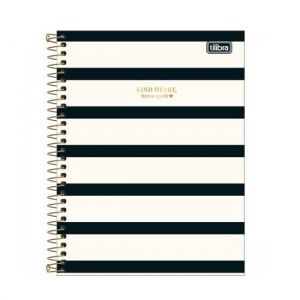 Caderno Espiral Colegial (Médio) 1 Matéria 80 Folhas Capa Dura West Village Tilibra - Envio de Capas Conforme Disponibilidade do Estoque