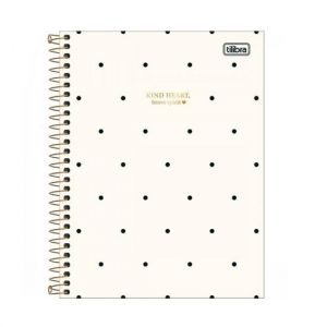 Caderno Espiral Colegial (Médio) 1 Matéria 80 Folhas Capa Dura West Village Tilibra - Envio de Capas Conforme Disponibilidade do Estoque