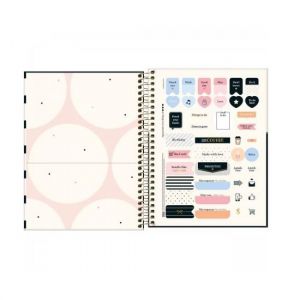 Caderno Espiral Colegial (Médio) 1 Matéria 80 Folhas Capa Dura West Village Tilibra - Envio de Capas Conforme Disponibilidade do Estoque