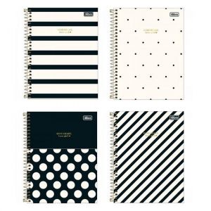 Caderno Espiral Colegial (Médio) 10 Matérias 160 Folhas Capa Dura West Village Tilibra - Envio de Capas Conforme Disponibilidade do Estoque