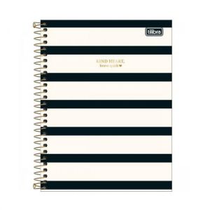 Caderno Espiral Colegial (Médio) 10 Matérias 160 Folhas Capa Dura West Village Tilibra - Envio de Capas Conforme Disponibilidade do Estoque