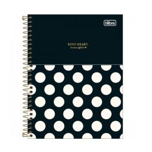 Caderno Espiral Colegial (Médio) 10 Matérias 160 Folhas Capa Dura West Village Tilibra - Envio de Capas Conforme Disponibilidade do Estoque