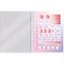 Caderno Espiral Colegial (Médio) 1 Matéria 80 Folhas Capa Dura Blush Pauta Branca Foroni - Envio de Capas Conforme Disponibilidade do Estoque