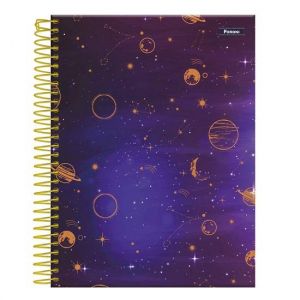 Caderno Espiral Colegial (Médio) 1 Matéria 80 Folhas Capa Dura Cosmos 3165476 Foroni - Envio de Capas Conforme Disponibilidade do Estoque