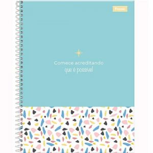 Caderno Espiral Colegial (Médio) 1 Matério 80 Folhas Capa Dura Diz Ai 3167509 Foroni - Envio de Capas Conforme Disponibilidade do Estoque