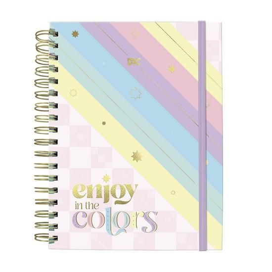 Caderno Espiral Colegial (Médio) 10 Divisórias 80 Folhas Smart Enjoy 4167 Dac