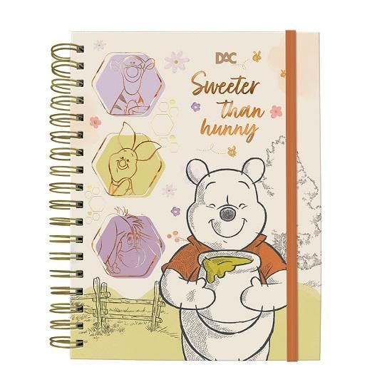 Caderno Espiral Colegial (Médio) 10 Divisórias 80 Folhas Smart Pooh 4426 Dac