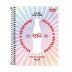 Caderno Espiral Colegial (Médio) 10 Matérias 160 Folhas Capa Dura Coca Cola Tilibra - Envio de Capas Conforme Disponibilidade do Estoque