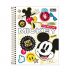 Caderno Espiral Colegial (Médio) 10 Matérias 160 Folhas Capa Dura Mickey 90 Anos Tilibra - Envio de Capas Conforme Disponibilidade do Estoque