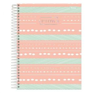 Caderno Espiral Colegial (Médio) 10 Matérias 160 Folhas Capa Dura UpTown 316801 Foroni - Envio de Capas Conforme Disponibilidade do Estoque