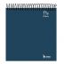 Caderno Espiral Flip 10 Matérias 160 Folhas Capa Dura Colors Azul 2415 Tamoio