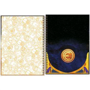 Caderno Espiral Universitário (Grande) 1 Matéria 80 Folhas Capa Dura Eternals Tilibra - Envio de Capas Conforme Disponibilidade do Estoque