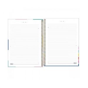 Caderno Espiral Universitário (Grande) 1 Matéria 80 Folhas Capa Dura Be Nice Tilibra - Envio de Capas Conforme Disponibilidade do Estoque