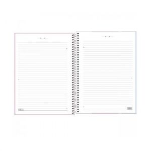 Caderno Espiral Universitário (Grande) 1 Matéria 80 Folhas Capa Dura Happy Tilibra - Envio de Capas Conforme Disponibilidade do Estoque