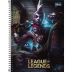 Caderno Espiral Universitário (Grande) 1 Matéria Capa Dura League Of Legends Tilibra - Envio de Capas Conforme Disponibilidade do Estoque