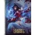 Caderno Espiral Universitário (Grande) 1 Matéria Capa Dura League Of Legends Tilibra - Envio de Capas Conforme Disponibilidade do Estoque