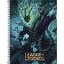 Caderno Espiral Universitário (Grande) 1 Matéria Capa Dura League Of Legends Tilibra - Envio de Capas Conforme Disponibilidade do Estoque