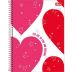 Caderno Espiral Universitário (Grande) 1 Matéria 80 Folhas Capa Dura Love Pink Tilibra - Envio de Capas Conforme Disponibilidade do Estoque