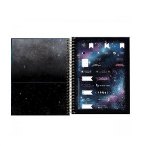 Caderno Espiral Universitário (Grande) 1 Matéria 80 Folhas Capa Dura Magic Tilibra - Envio de Capas Conforme Disponibilidade do Estoque