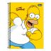 Caderno Espiral Universitário (Grande) 1 Matéria Capa Dura Simpsons Tilibra - Envio de Capas Conforme Disponibilidade do Estoque