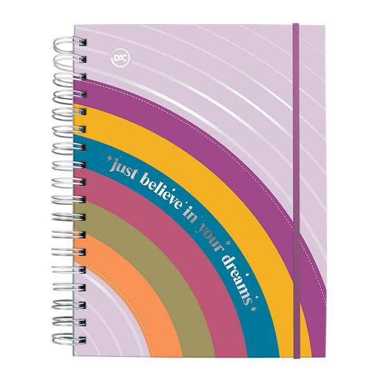 Caderno Espiral Universitário (Grande) 10 Matérias  80 Folhas Smart Arco Íris 3650 Dac