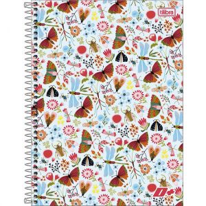 Caderno Espiral Universitário (Grande) 10 Matérias Capa Dura Feminino Mais   Tilibra - Envio de Capas Conforme Disponibilidade do Estoque