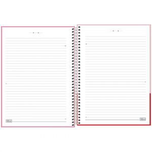 Caderno Espiral Universitário (Grande) 10 Matérias 160 Folhas Capa Dura Love Pink Tilibra - Envio de Capas Conforme Disponibilidade do Estoque