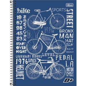 Caderno Espiral Universitário (Grande) 10 Matérias Capa Dura Masculino Mais   Tilibra - Envio de Capas Conforme Disponibilidade do Estoque