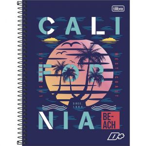 Caderno Espiral Universitário (Grande) 10 Matérias Capa Dura Masculino Mais   Tilibra - Envio de Capas Conforme Disponibilidade do Estoque