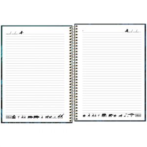 Caderno Espiral Universitário (Grande) 10 Matérias Capa Dura Rei Leão Tilibra - Envio de Capas Conforme Disponibilidade do Estoque