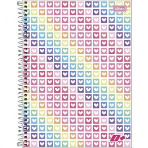 Caderno Espiral Universitário (Grande) 16 Matérias Capa Dura Feminino Mais   Tilibra - Envio de Capas Conforme Disponibilidade do Estoque