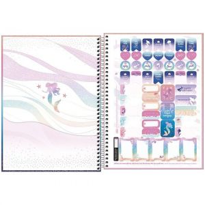 Caderno Espiral Universitário (Grande) 16 Matérias Capa Dura Wonder Tilibra - Envio de Capas Conforme Disponibilidade do Estoque