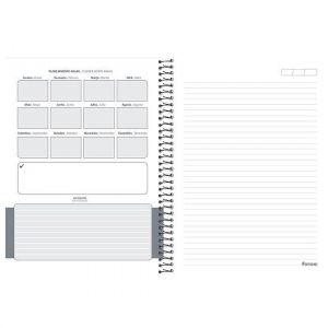 Caderno Espiral Universitário (Grande) 1 Matéria 80 Folhas Capa Dura 4 Elementos 308025 Foroni - Envio de Capas Conforme Disponibilidade do Estoque