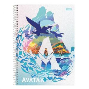 Caderno Espiral Universitário (Grande) 1 Matéria 80 Folhas Capa Dura Avatar 3370487 Foroni - Envio de Capas Conforme Disponibilidade do Estoque