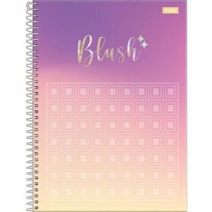 Caderno Espiral Universitário (Grande) 1 Matéria 80 Folhas Capa Dura Blush 3164704 Foroni - Envio de Capas Conforme Disponibilidade do Estoque