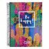 Caderno Espiral Universitário (Grande) 1 Matéria 80 Folhas Capa Dura Cliff Feminino 306680 Foroni - Envio de Capas Conforme Disponibilidade do Estoque