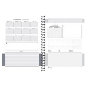 Caderno Espiral Universitário (Grande) 1 Matéria 80 Folhas Capa Dura Cliff Feminino 306680 Foroni - Envio de Capas Conforme Disponibilidade do Estoque