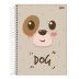 Caderno Espiral Universitário (Grande) 1 Matéria 80 Folhas Capa Dura Cute Animals Jandaia - Envio de Capas Conforme Disponibilidade do Estoque