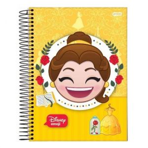 Caderno Espiral Universitário (Grande) 1 Matéria 80 Folhas Capa Dura Disney Emoji Jandaia - Envio de Capas Conforme Disponibilidade do Estoque