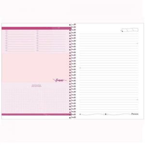 Caderno Espiral Universitário (Grande) 1 Matéria 80 Folhas Capa Dura Femme 318225 Foroni - Envio de Capas Conforme Disponibilidade do Estoque