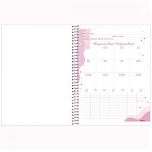 Caderno Espiral Universitário (Grande) 1 Matéria 80 Folhas Capa Dura Femme 318225 Foroni - Envio de Capas Conforme Disponibilidade do Estoque