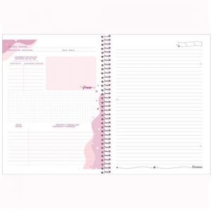 Caderno Espiral Universitário (Grande) 1 Matéria 80 Folhas Capa Dura Femme 318225 Foroni - Envio de Capas Conforme Disponibilidade do Estoque