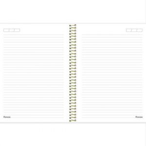 Caderno Espiral Universitário (Grande) 1 Matéria 80 Folhas Capa Dura Fluor Mix Soft 3162698 Foroni - Envio de Capas Conforme Disponibilidade do Estoque